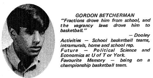 Gordon Betcherman - THEN